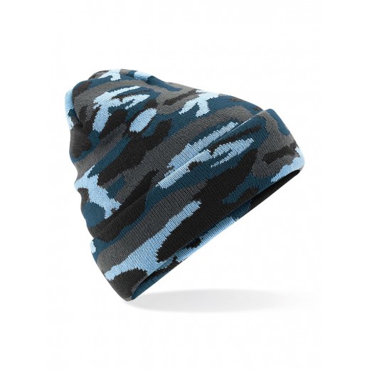 CAMO CUFFED BEANIE B419