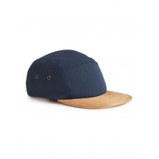 SUEDE PEAK 5 PANEL CAP B658