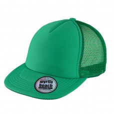 5 PAN FLAT PEAK CAP 100%P M&B