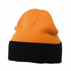 KNITTED CAP 2 TONE 100%P M&B