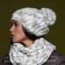 COARSE KNITTING HAT 80%P 20%P