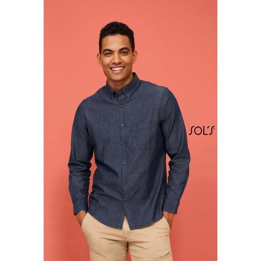 CAMICIA UOMO IN DENIM BARRY MEN 02100