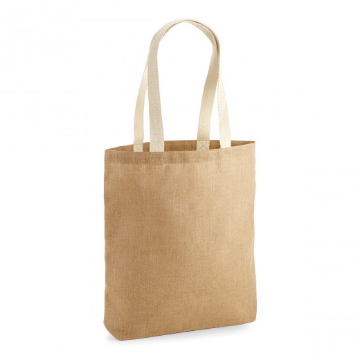 UNLAM.JUTE TOTE 100%UNL.JUTE